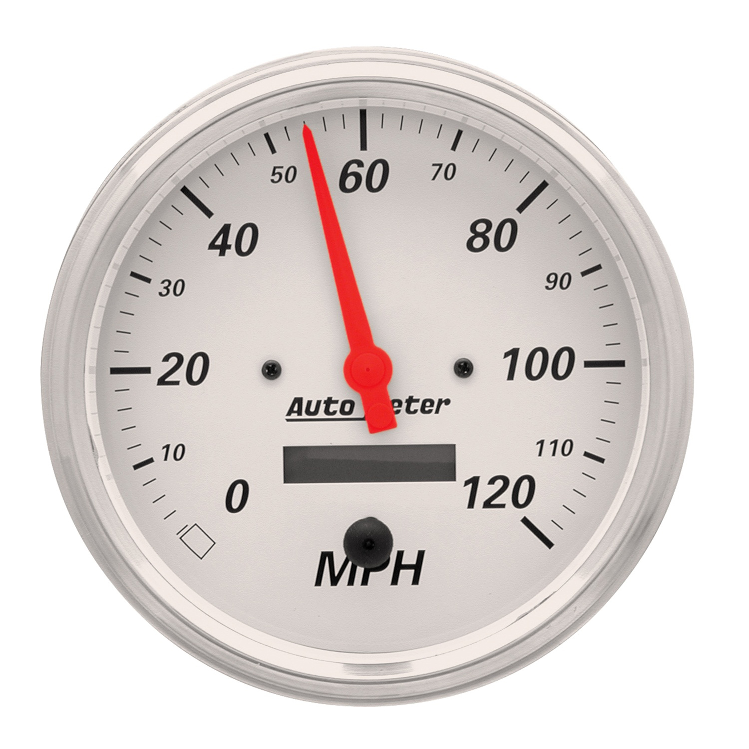 AUTOMETER 2pc Gauge Kit Quad & Speedometer, 5", Arctic White - Image 2