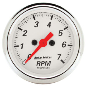 AUTOMETER Arctic White 2 1/16" 7K RPM In Dash Tachometer Gauge