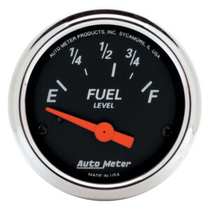 AUTOMETER Fuel Level Gauge 2 1/16", 73° To 10°F, Elec, Designer Black