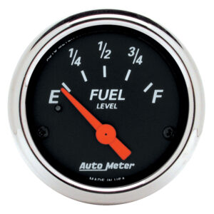 AUTOMETER Fuel Level Gauge 2 1/16", 240° To 33°F, Elec, Designer Black