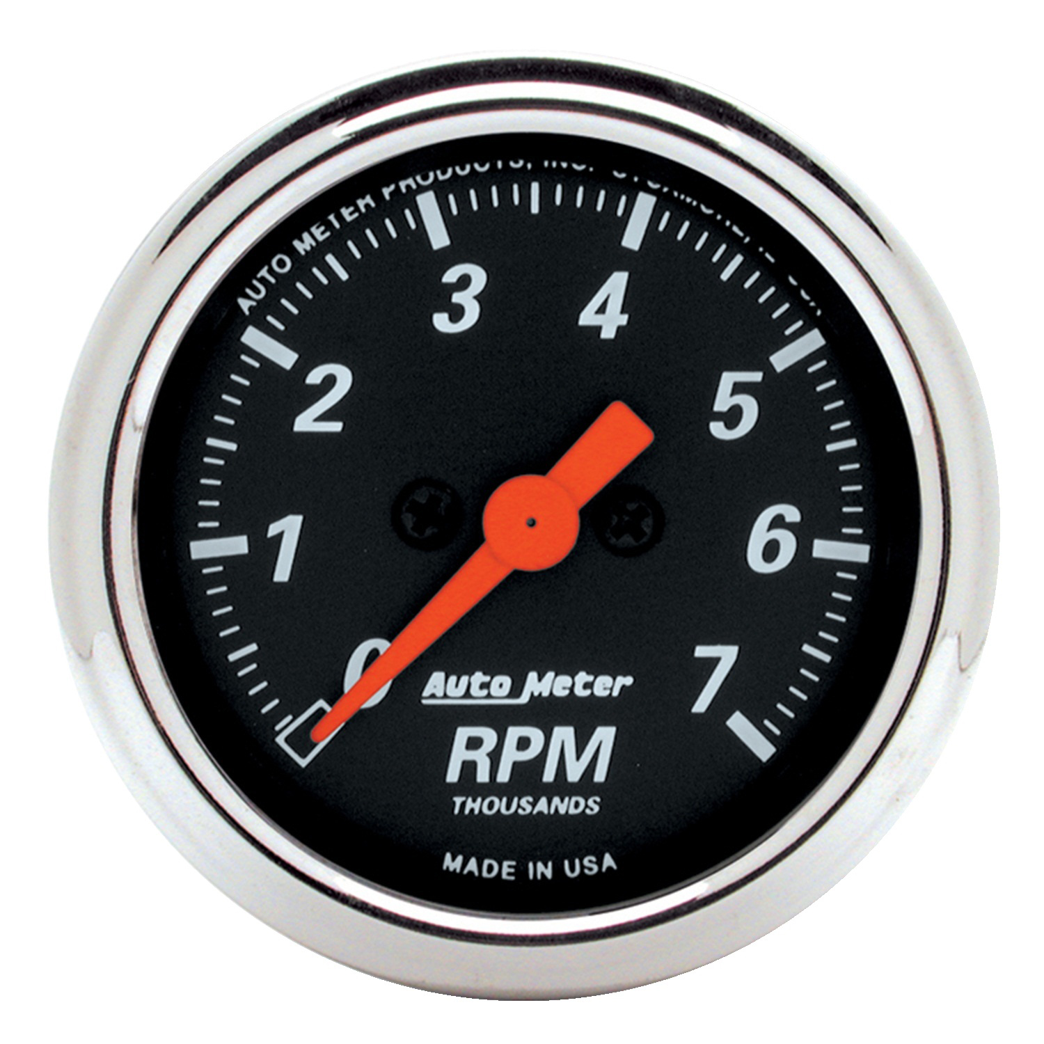 AUTOMETER Tachometer Gauge 2 1/16", 7K RPM, In-Dash, Designer Black