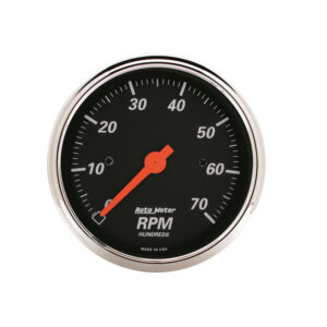 AUTOMETER Tachometer Gauge 3 1/8", 7K RPM, In-Dash, Designer Black