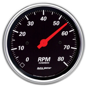AUTOMETER Designer Black 3 3/8" 8K RPM In Dash Tachometer Gauge