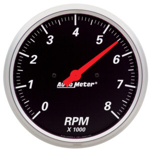 AUTOMETER Tachometer Gauge 5", 8K RPM, In-Dash, Designer Black