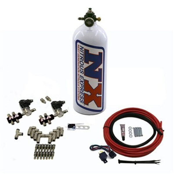 NITROUS EXPRESS Pumpless Direct Port Water Methanol, 8 Cylinder