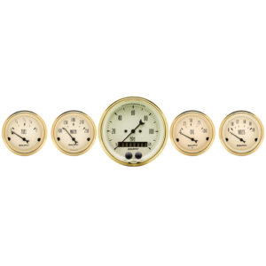 AUTOMETER 5pc Gauge Kit 3 3/8" & 2 1/16", GPS Speedometer, Golden Oldies