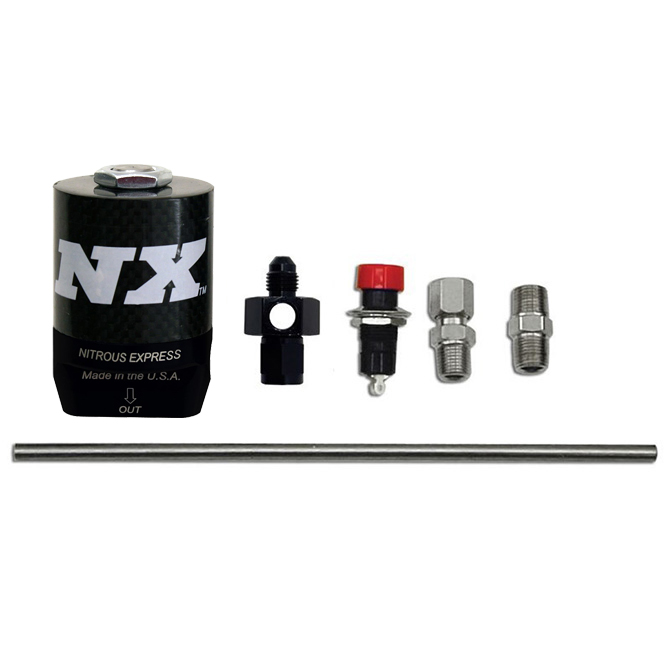 NITROUS EXPRESS Extreme NITROUS PURGE VALVE (6AN MANIFOLD, PUSH BUTTON, AND VENT TUBE)