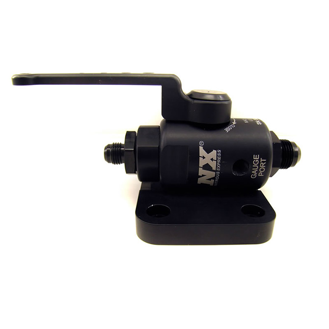 NITROUS EXPRESS Remote Shutoff Nitrous Valve, 4AN Male Inlet And Outlet