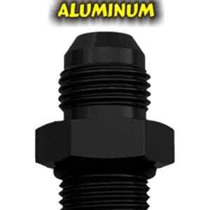 CLEAR VIEW Oil Filters 160 - Billet Connection's #12 ORB to #12 AN Fitting (Aluminum Black)