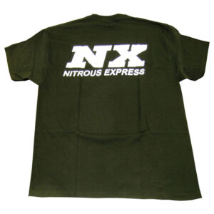 NITROUS EXPRESS X-Large Black T-Shirt W/ White NX