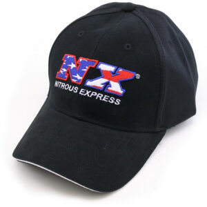 NITROUS EXPRESS Black Hat With Flag NX Logo