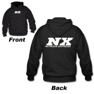 NITROUS EXPRESS Black NX Hoodie, Small