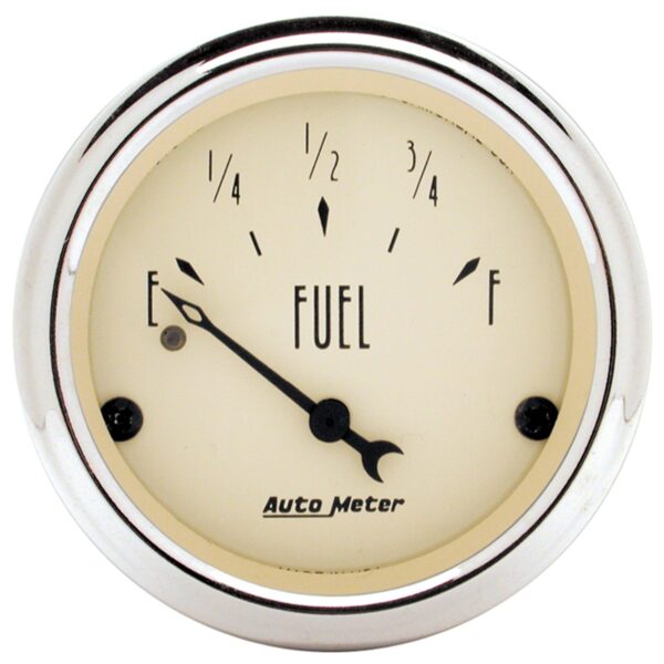 AUTOMETER 5pc Gauge Kit 3 3/8" & 2 1/16", Elec. Speedometer, Antique Beige - Image 6