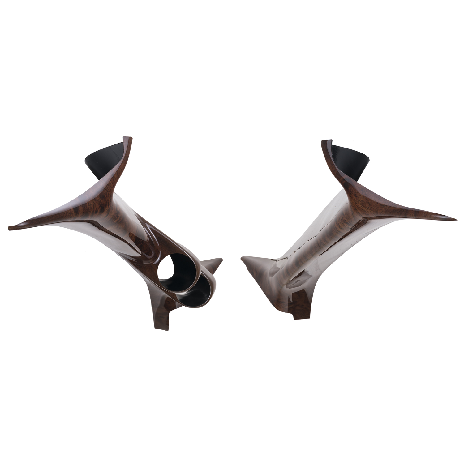 AUTOMETER Gauge Mount, A-Pillar Set, Full, Dual, 2 1/16", Wood Grain, Super Duty 99-07