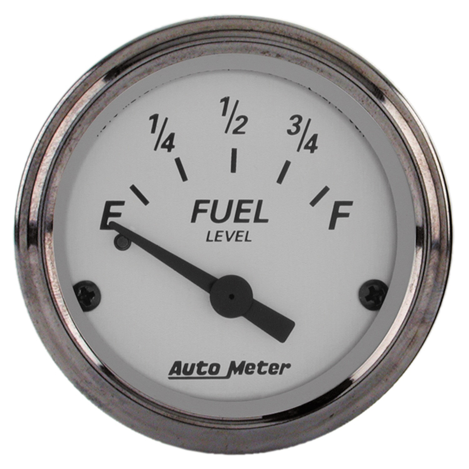 AUTOMETER Fuel Level Gauge 2 1/16", 0° To 90°F, Elec, American Platinum