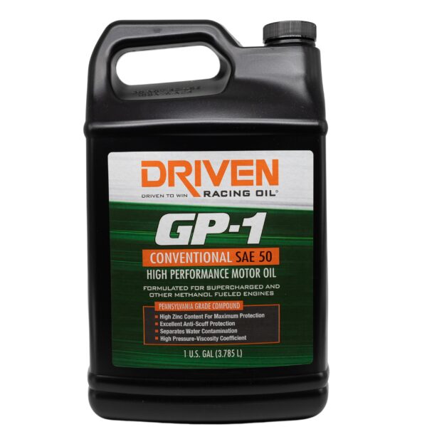 DRIVEN GP1 SAE 50 WT Semi Synthetic Racing Engine Oil 1 Gallon 3.785L