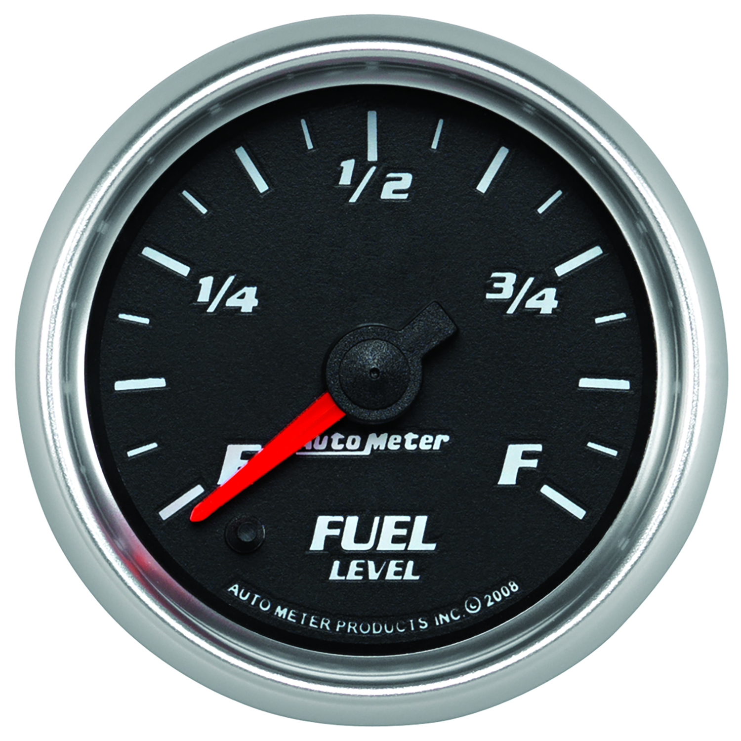 AUTOMETER Fuel Level Gauge 2 1/16", 0-280° Programmable, Black, Pro-Cycle