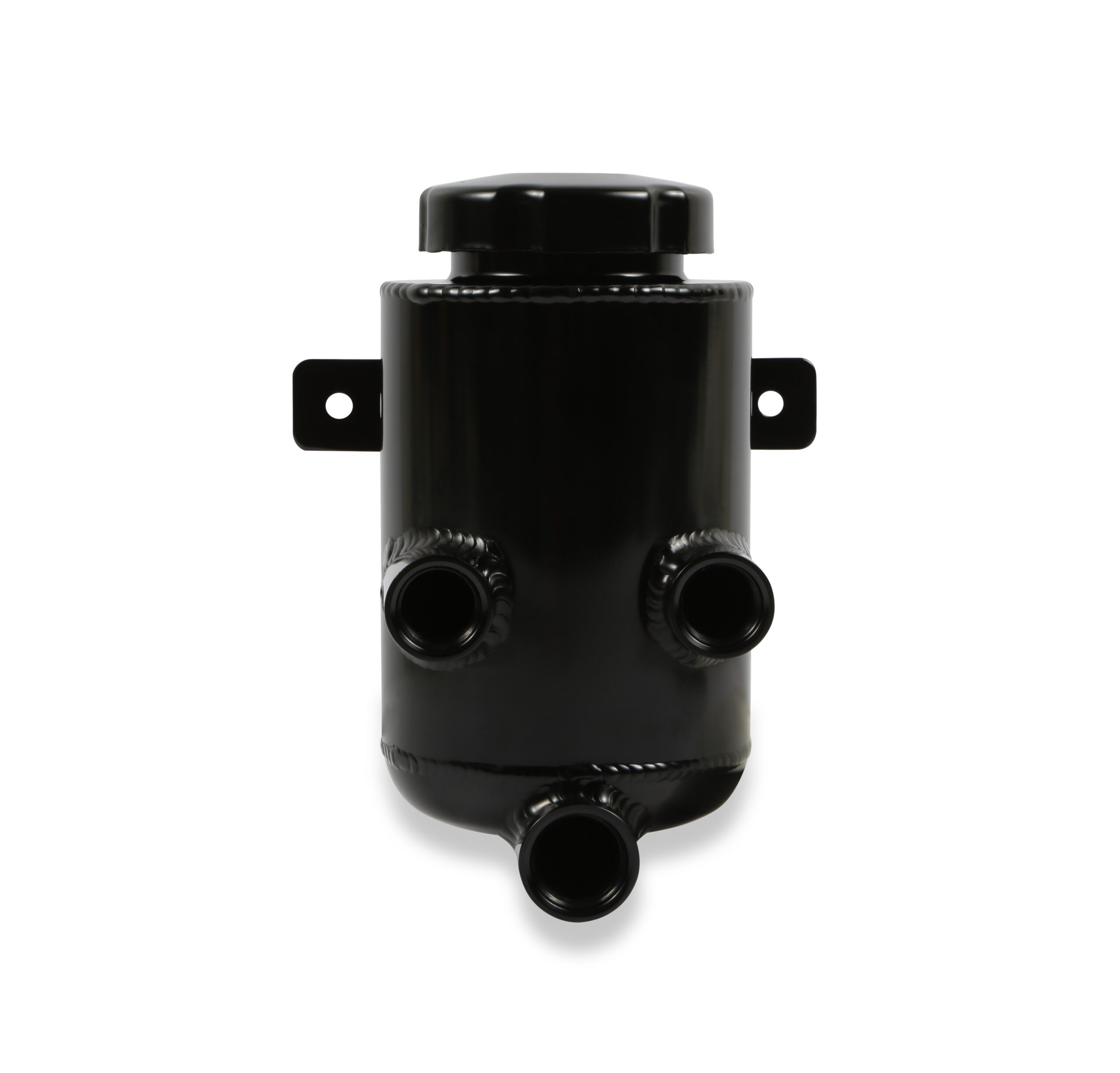 HOLLEY P/S Reservoir,Black,W/Adaptors And Bracket