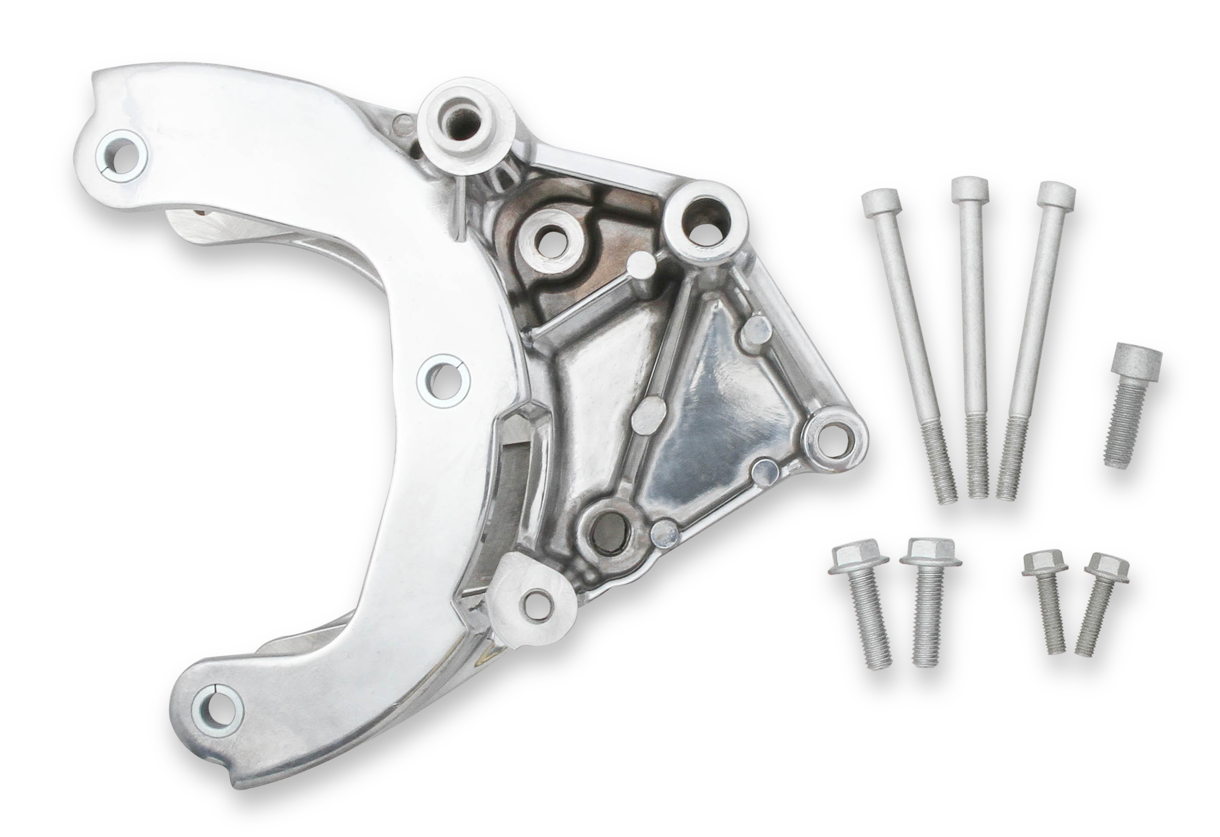 HOLLEY Hi Pass Bracket Kit, LS/LT, Works W/R4-Polish