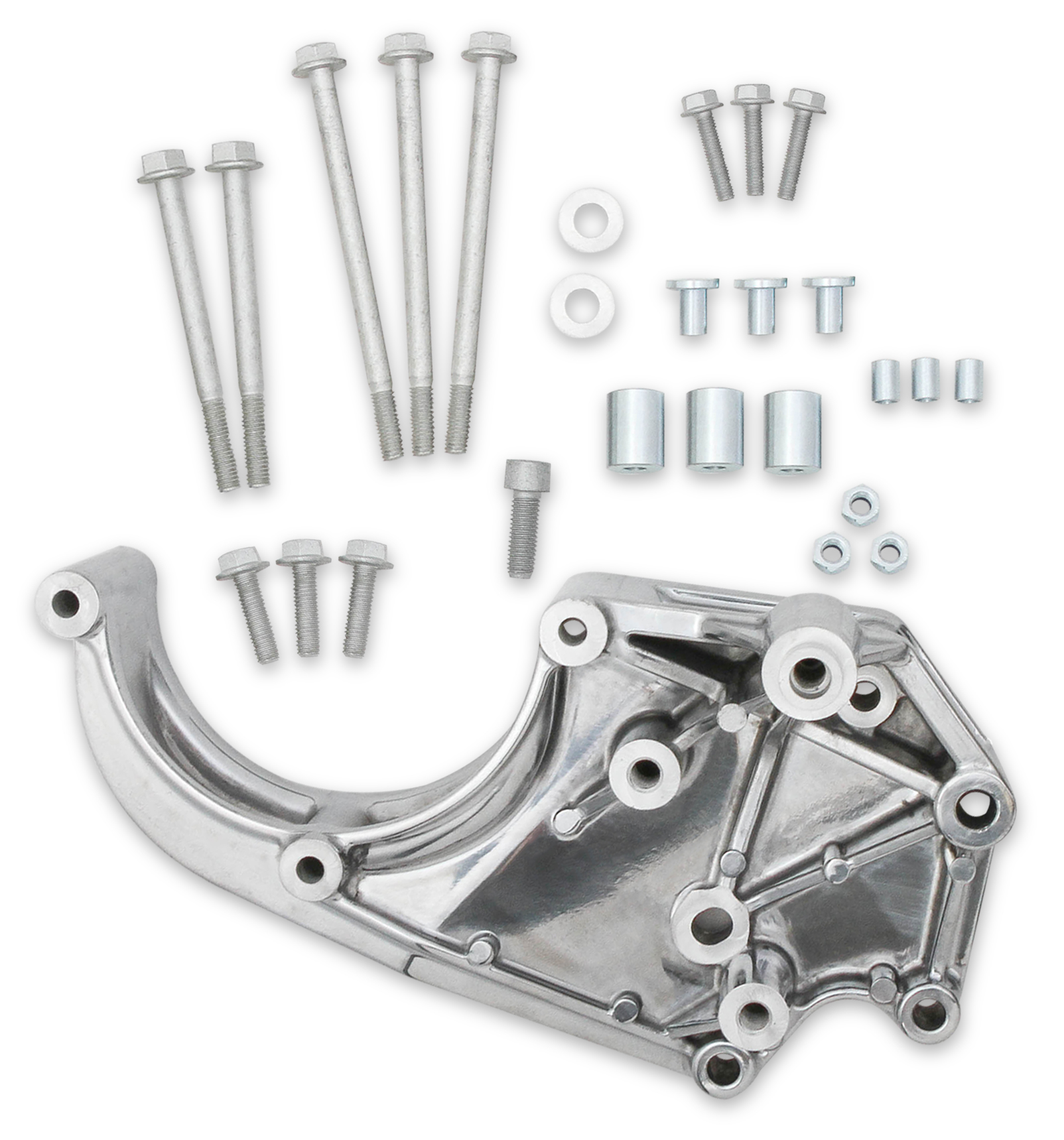 HOLLEY Hi Pass Bracket Kit, LS/LT, Works W/SD-Polish