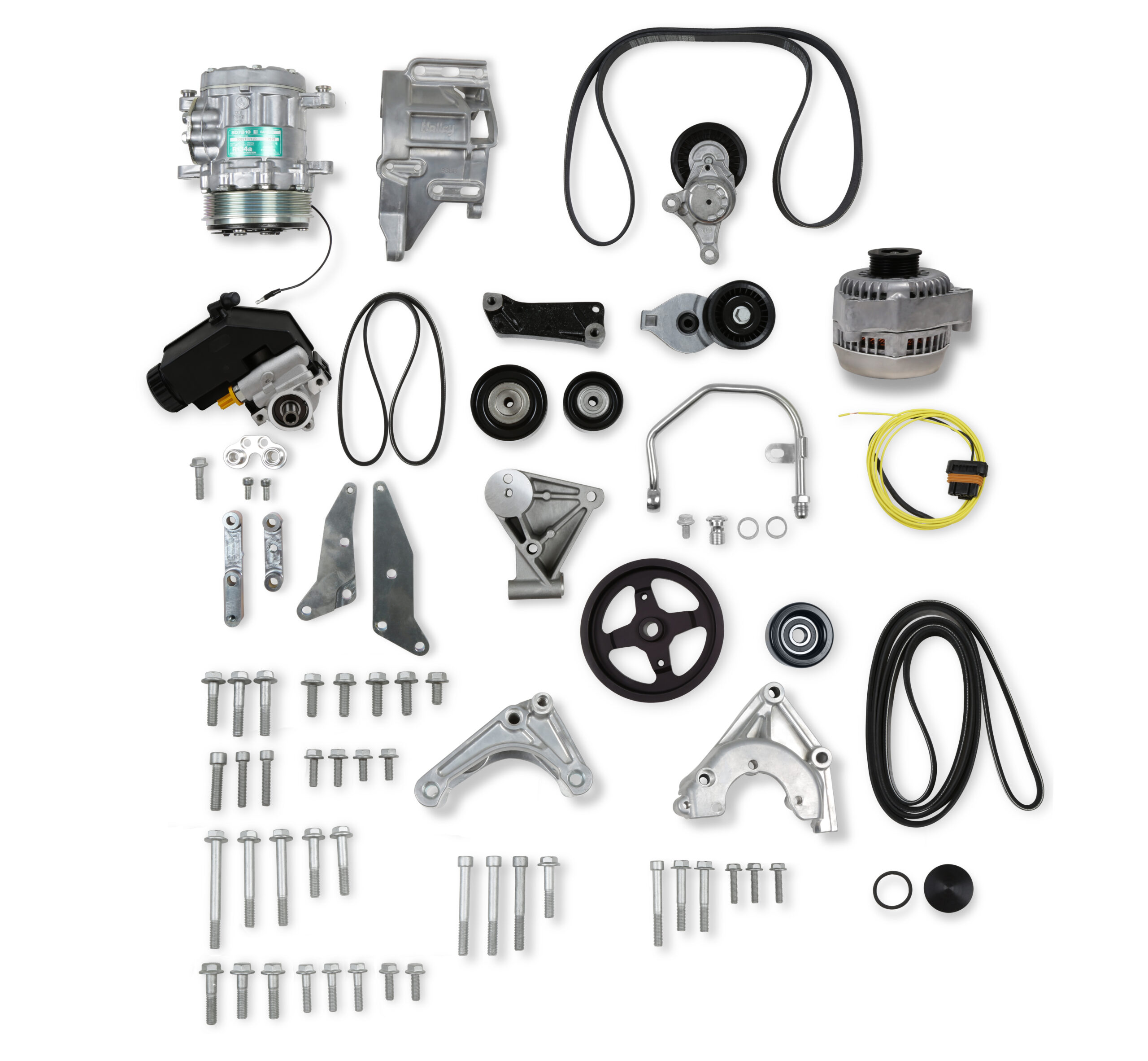 HOLLEY Comp Low-Mt Acc System, LSA W/Sc-Natural