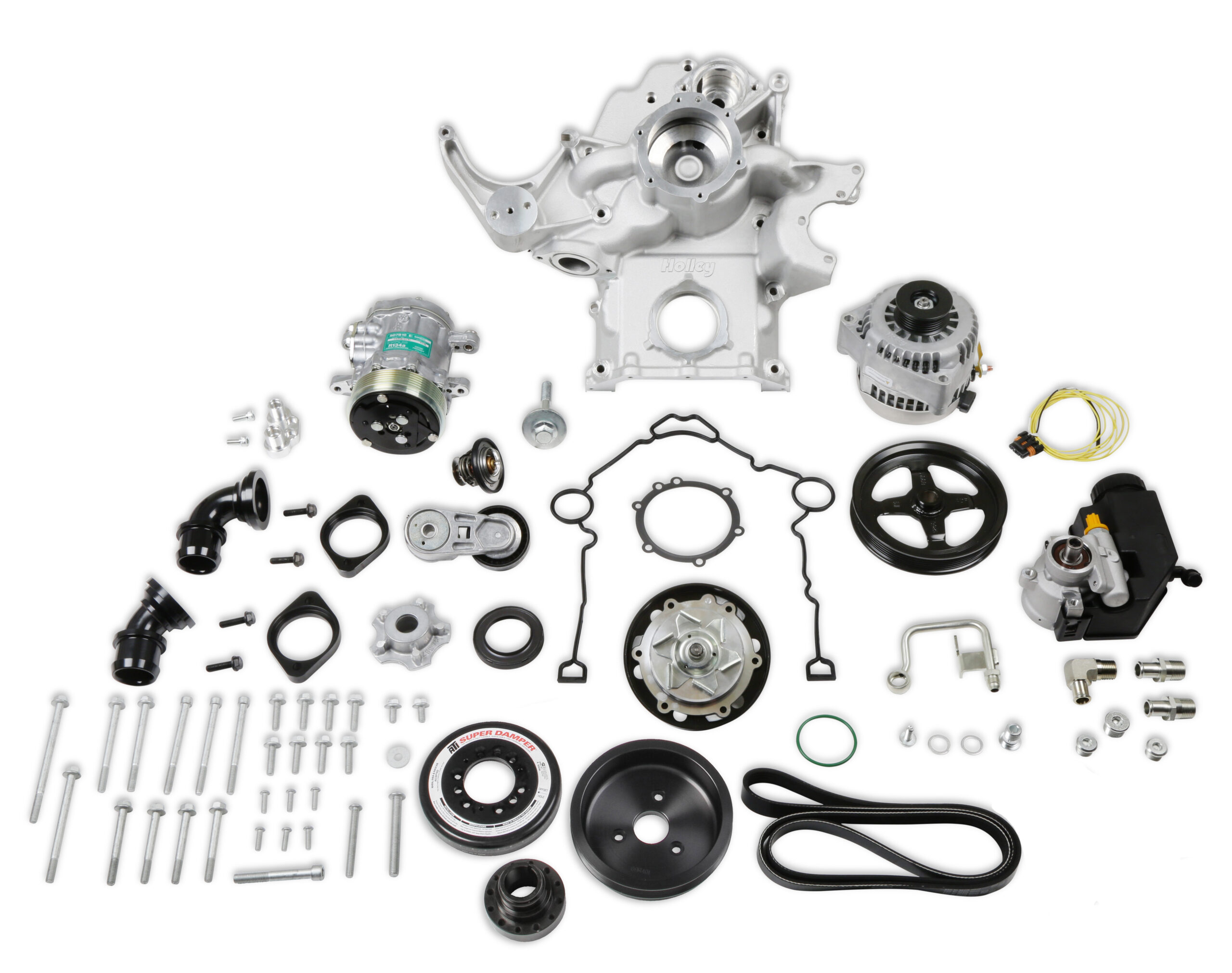 HOLLEY Comp Mid-Mount Prem Acc System, Hemi No-VVT-Na