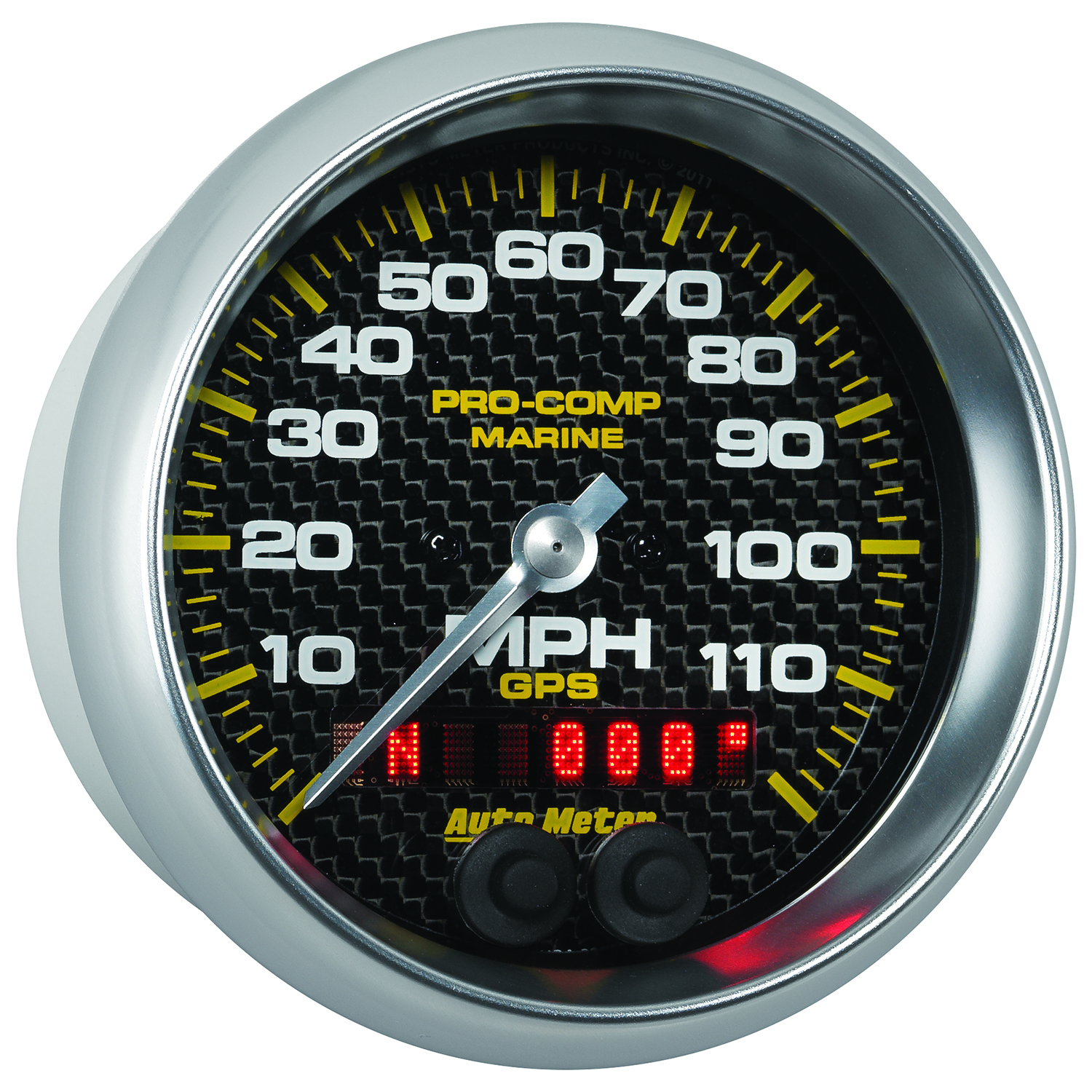 AUTOMETER Speedometer Gauge 3 3/8", 120MPH, GPS, Marine Carbon Fibre - Image 3