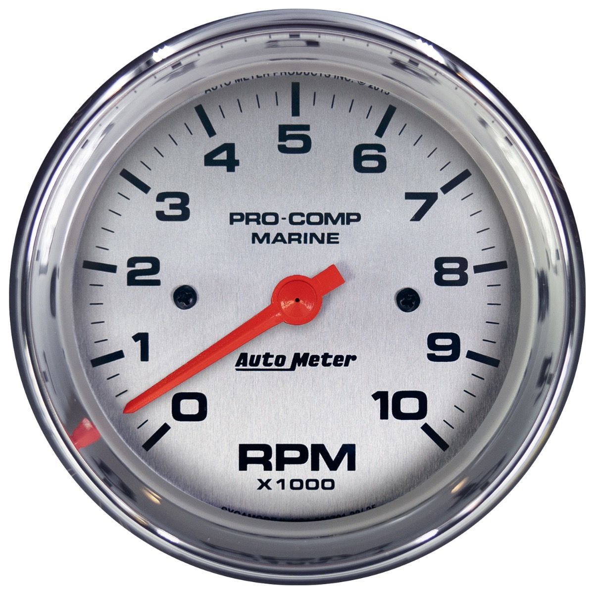 AUTOMETER Gauge, Tachometer, 3 3/8", 10K RPM, Marine Chrome