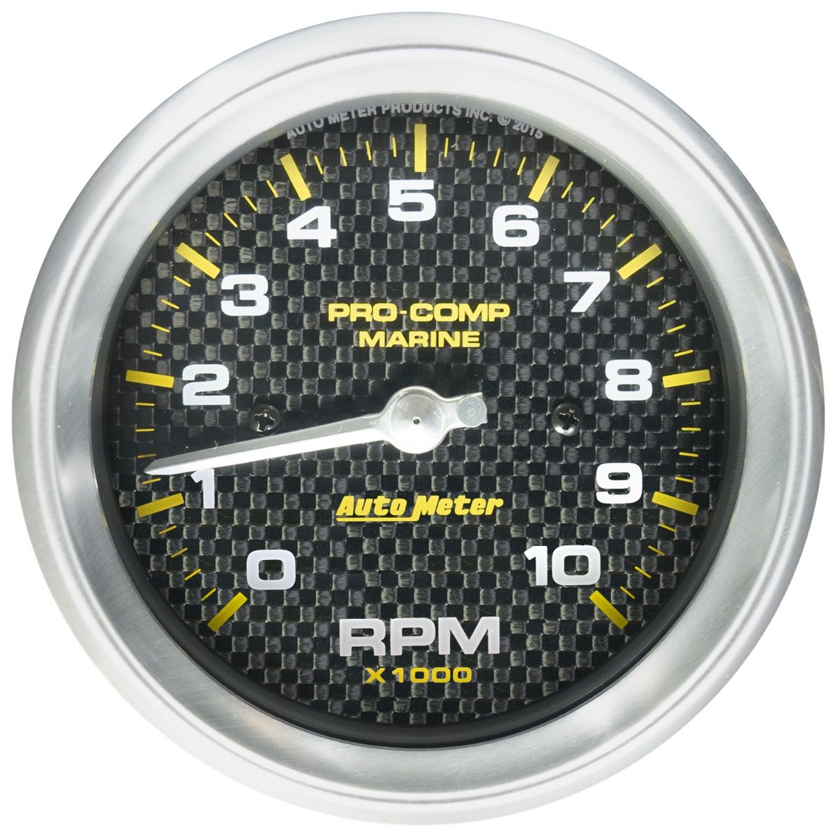 AUTOMETER Gauge, Tachometer, 3 3/8", 10K RPM, Marine Carbon Fiber