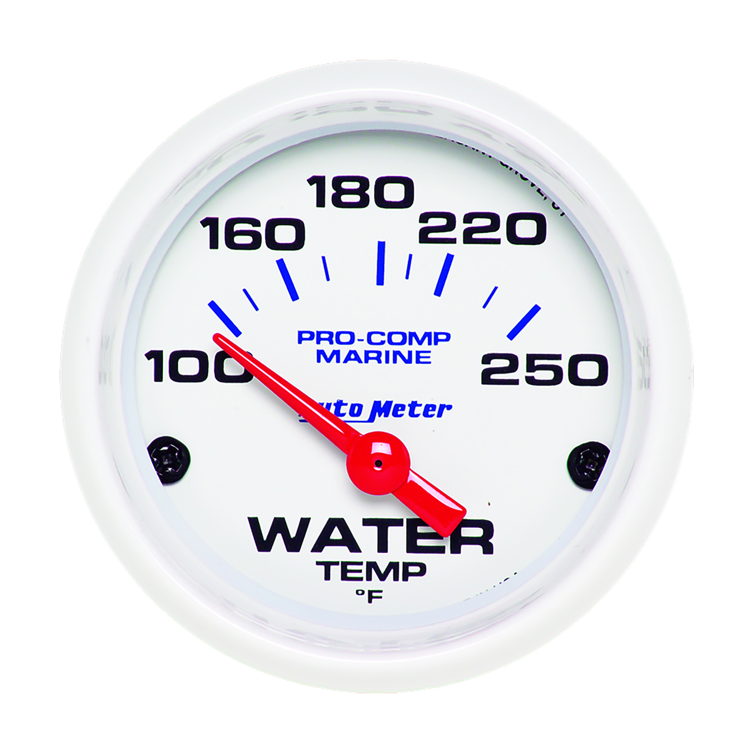 AUTOMETER Water Temperature Gauge 2 1/16", 100-250°f, Electric, Marine White