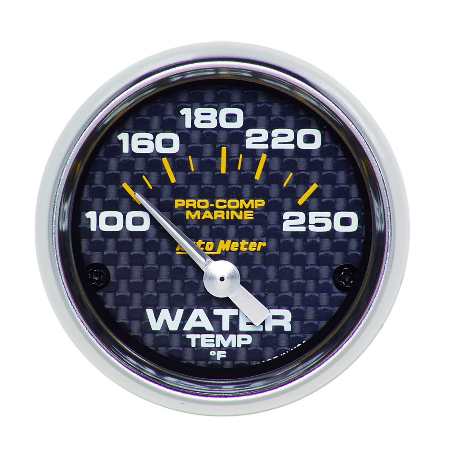 AUTOMETER Water Temperature Gauge 2 1/16", 100-250°f, Electric, Marine Carbon Fibre