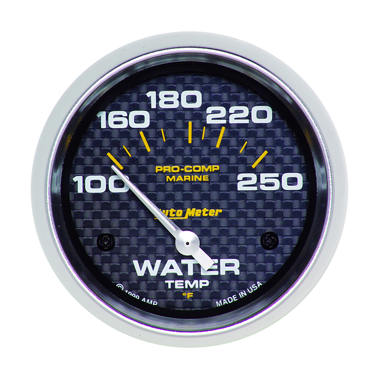 AUTOMETER Water Temperature Gauge 2 5/8", 100-250°f, Electric, Marine Carbon Fibre
