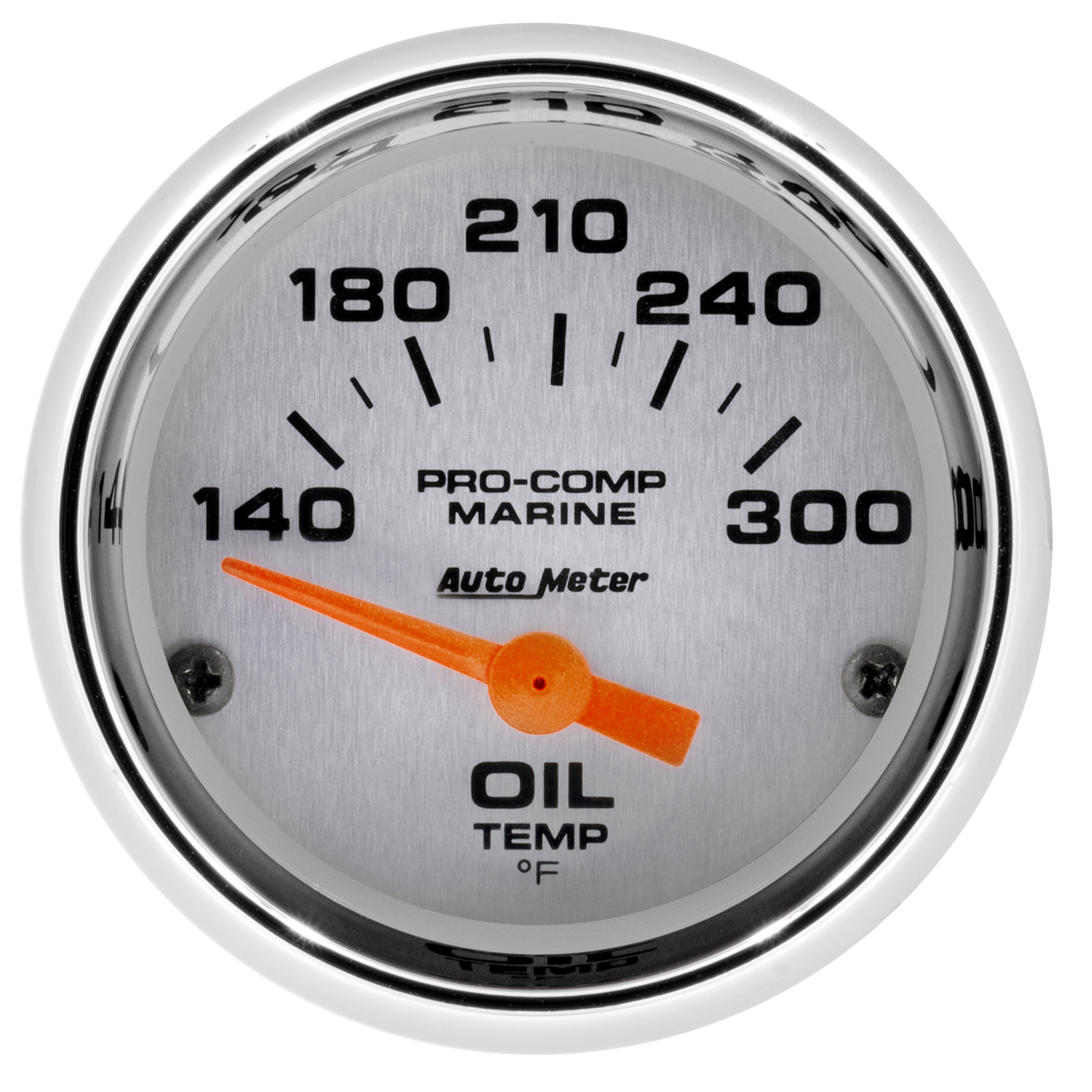 AUTOMETER Oil Temperature Gauge 2 1/16", 140-300&deg;f, Electric, Marine Chrome