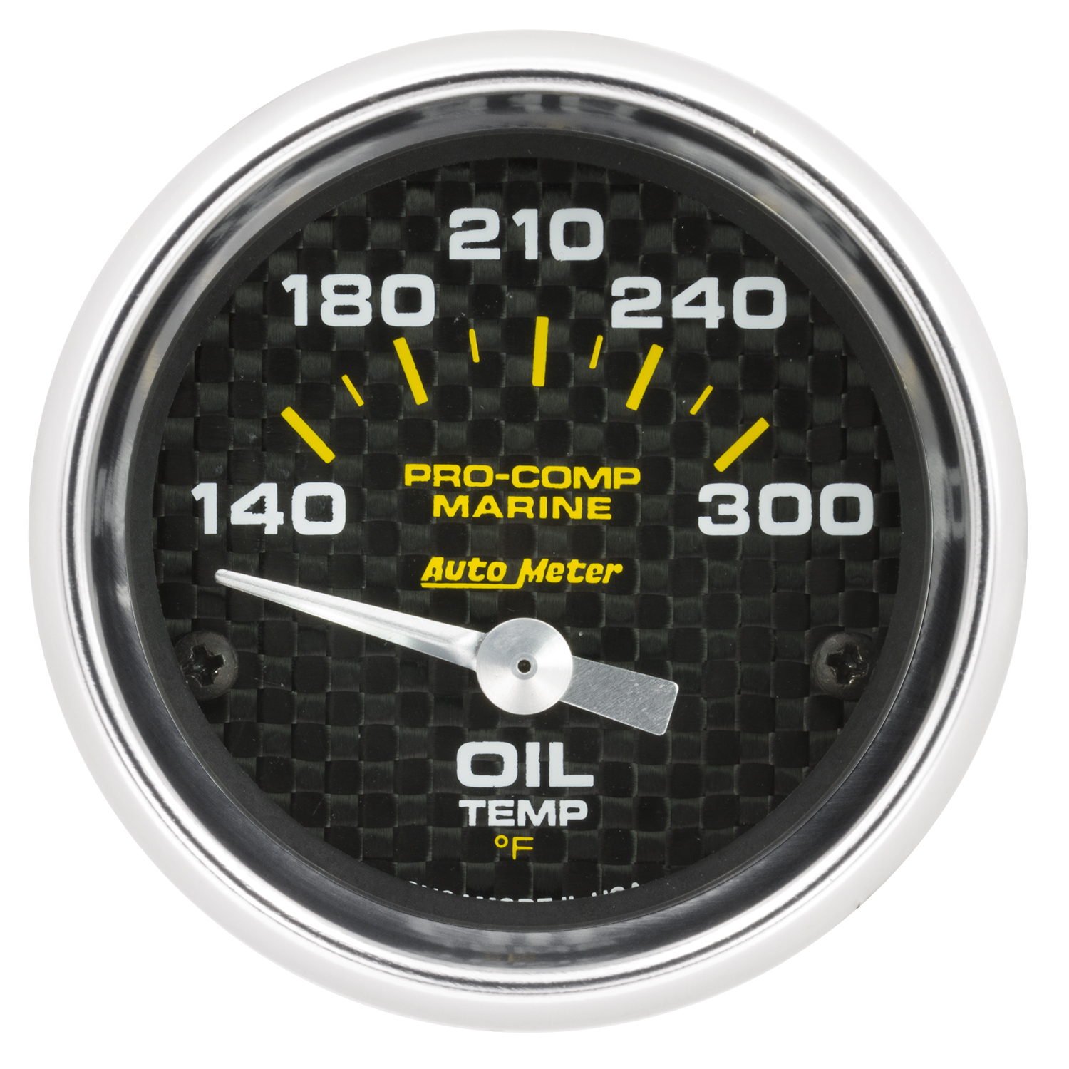 AUTOMETER Oil Temperature Gauge 2 1/16", 140-300&deg;f, Electric, Marine Carbon Fibre