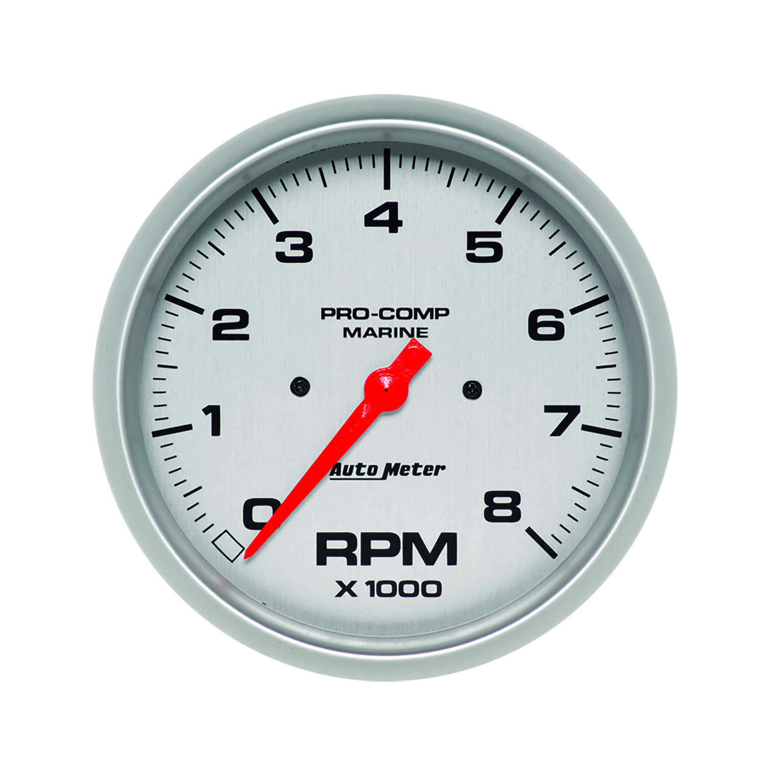 AUTOMETER Marine Silver 5" 8K RPM Tachometer Gauge