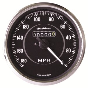 AUTOMETER Speedometer Gauge 4", 180MPH, Mechanical (Reverse Rotation), Cobra