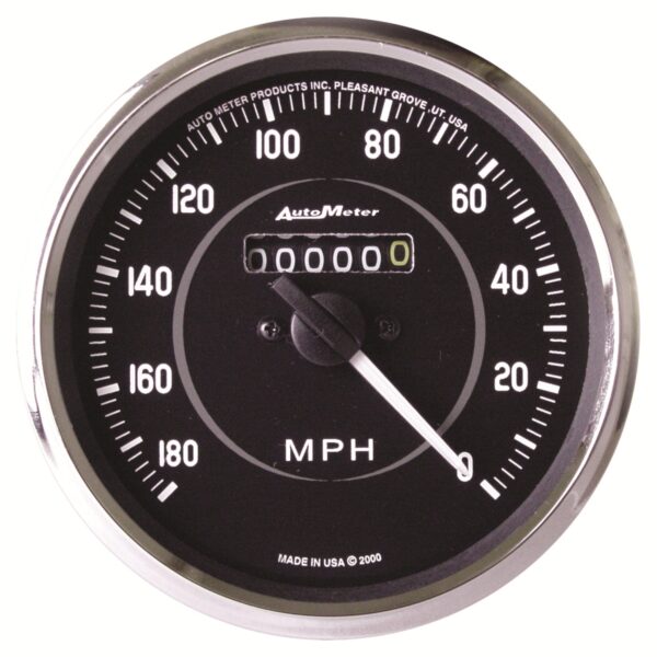 AUTOMETER Speedometer Gauge 4", 180MPH, Mechanical (Reverse Rotation), Cobra
