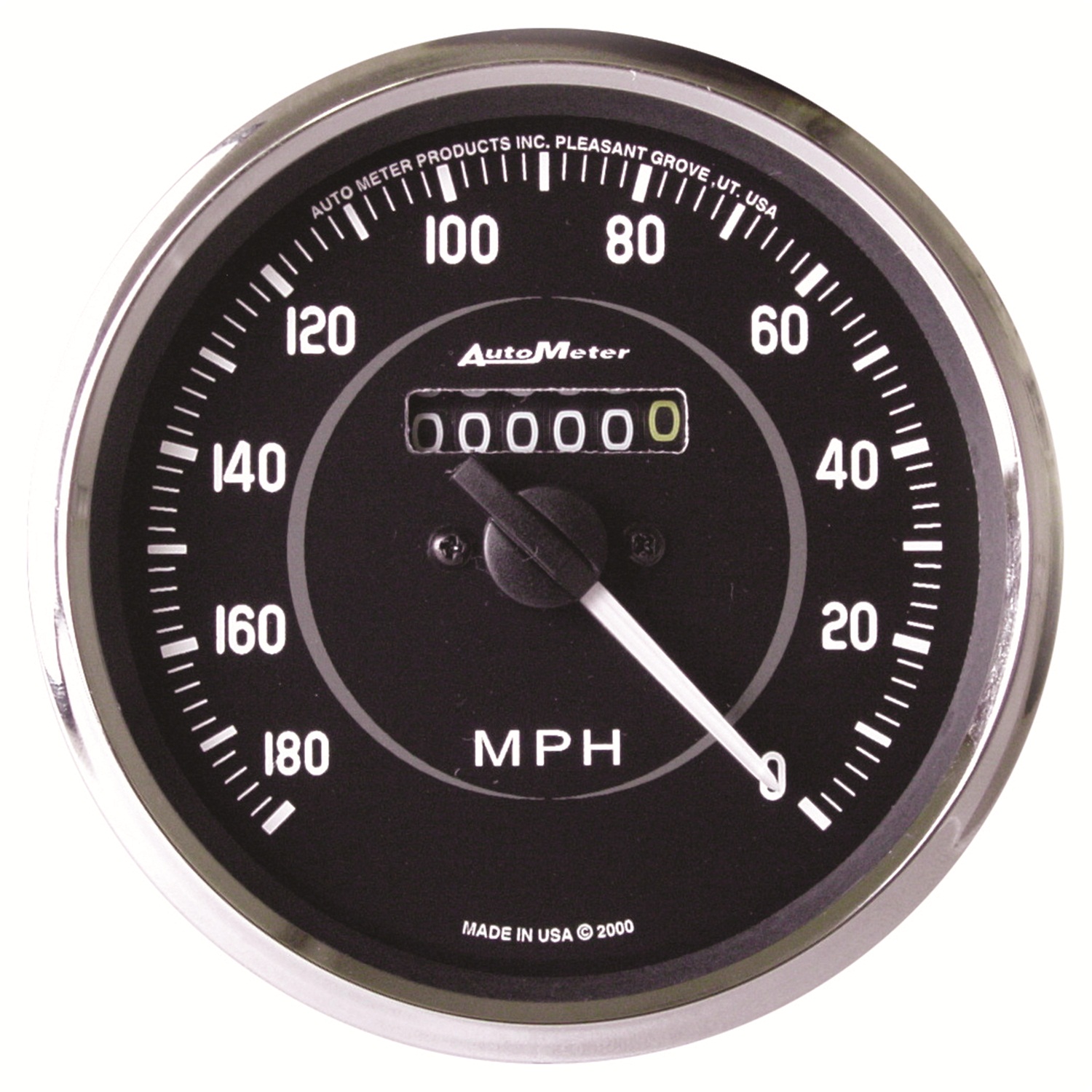 AUTOMETER Speedometer Gauge 4", 180MPH, Mechanical (Reverse Rotation), Cobra