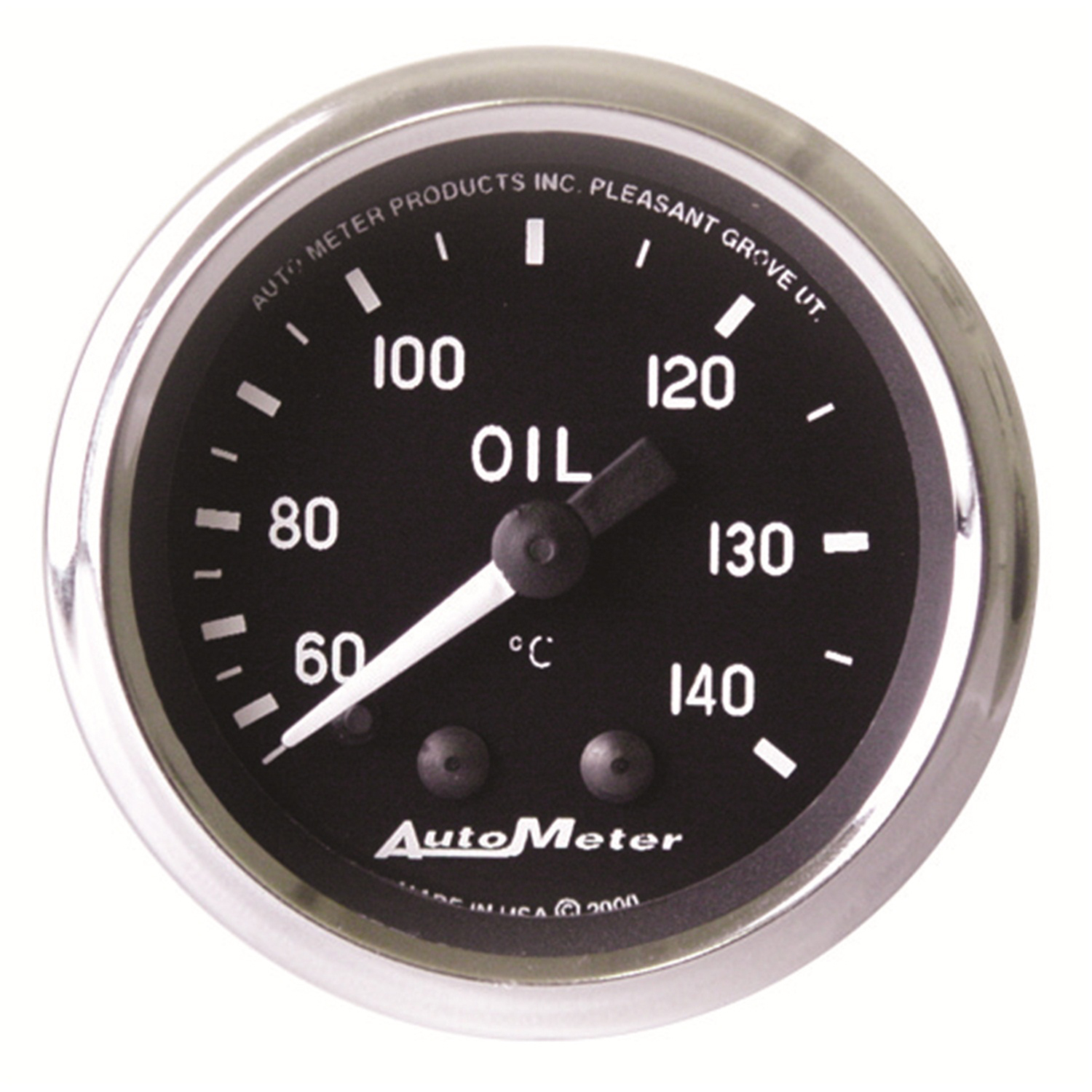 AUTOMETER Oil Temperature Gauge 2 1/16", 60-140°c, Mechanical, Cobra