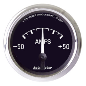 AUTOMETER Ammeter Gauge 2 1/16", 50A, Electric, Cobra