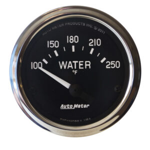AUTOMETER Water Temperature Gauge 2 1/16", 100-250°f, Electric, Cobra