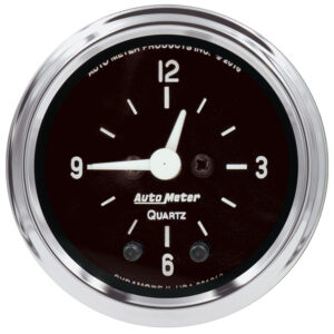 AUTOMETER Clock Gauge 2 1/16", 12hr, Analogue, Cobra