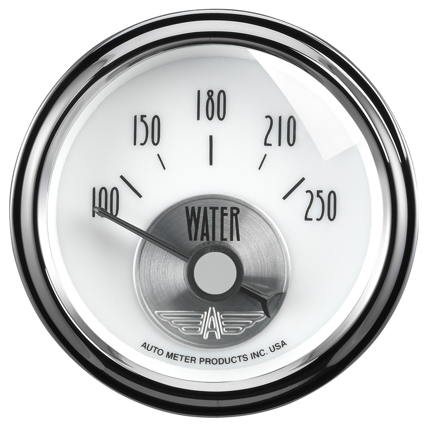 AUTOMETER Water Temperature Gauge 2 1/16", 250°f, Elec, Prestige Pearl
