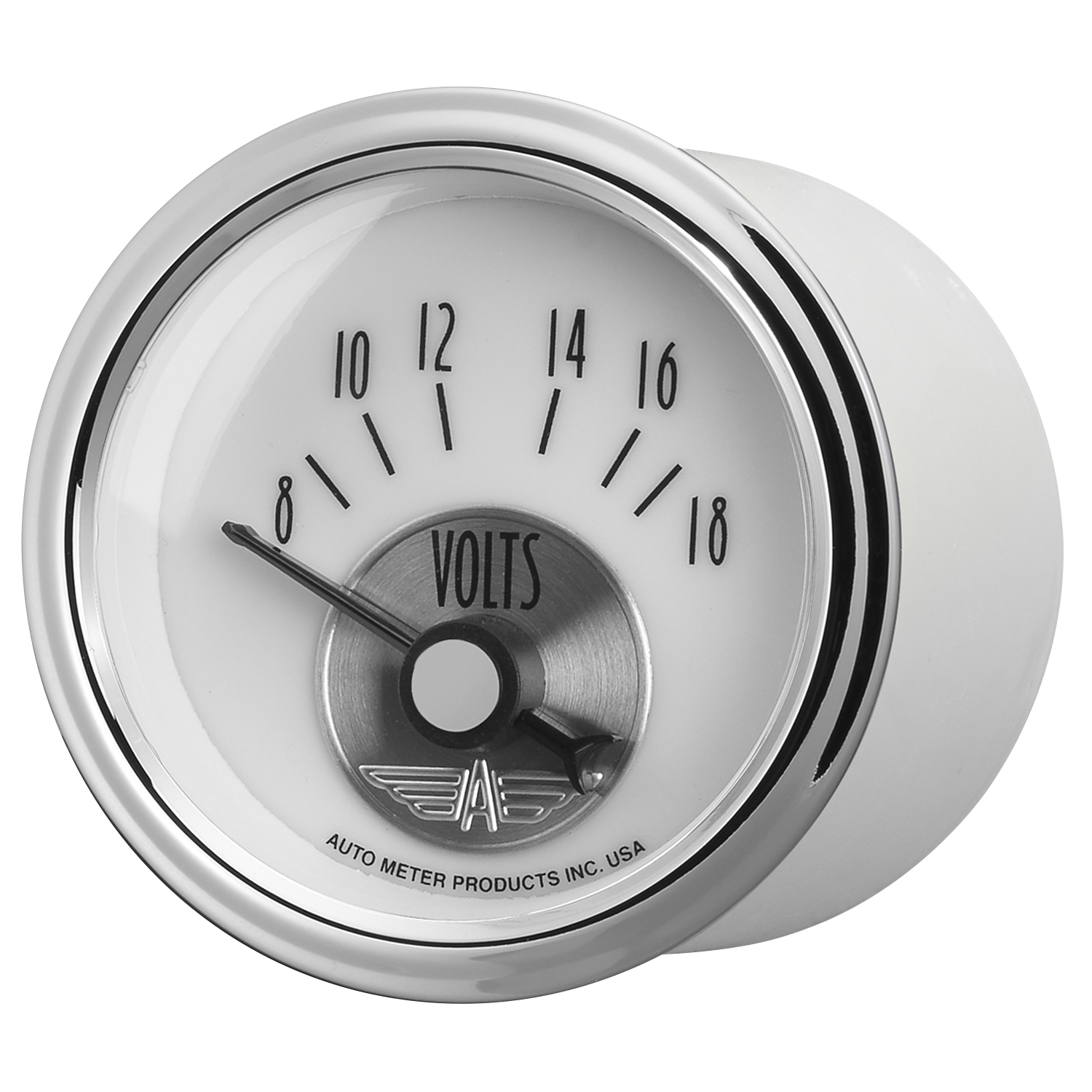 AUTOMETER Voltmeter Gauge 2 1/16", 18V, Elec, Prestige Pearl - Image 2