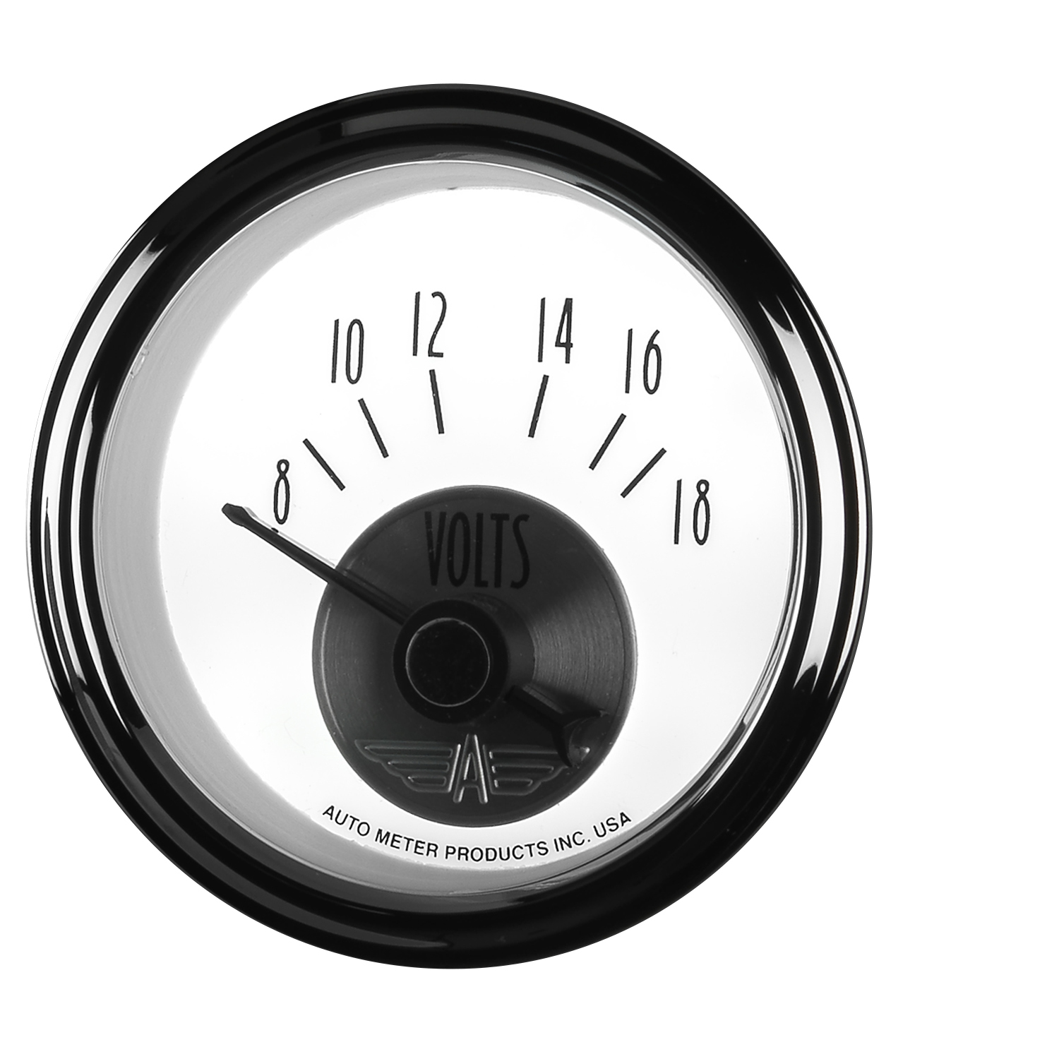 AUTOMETER Voltmeter Gauge 2 1/16", 18V, Elec, Prestige Pearl - Image 3