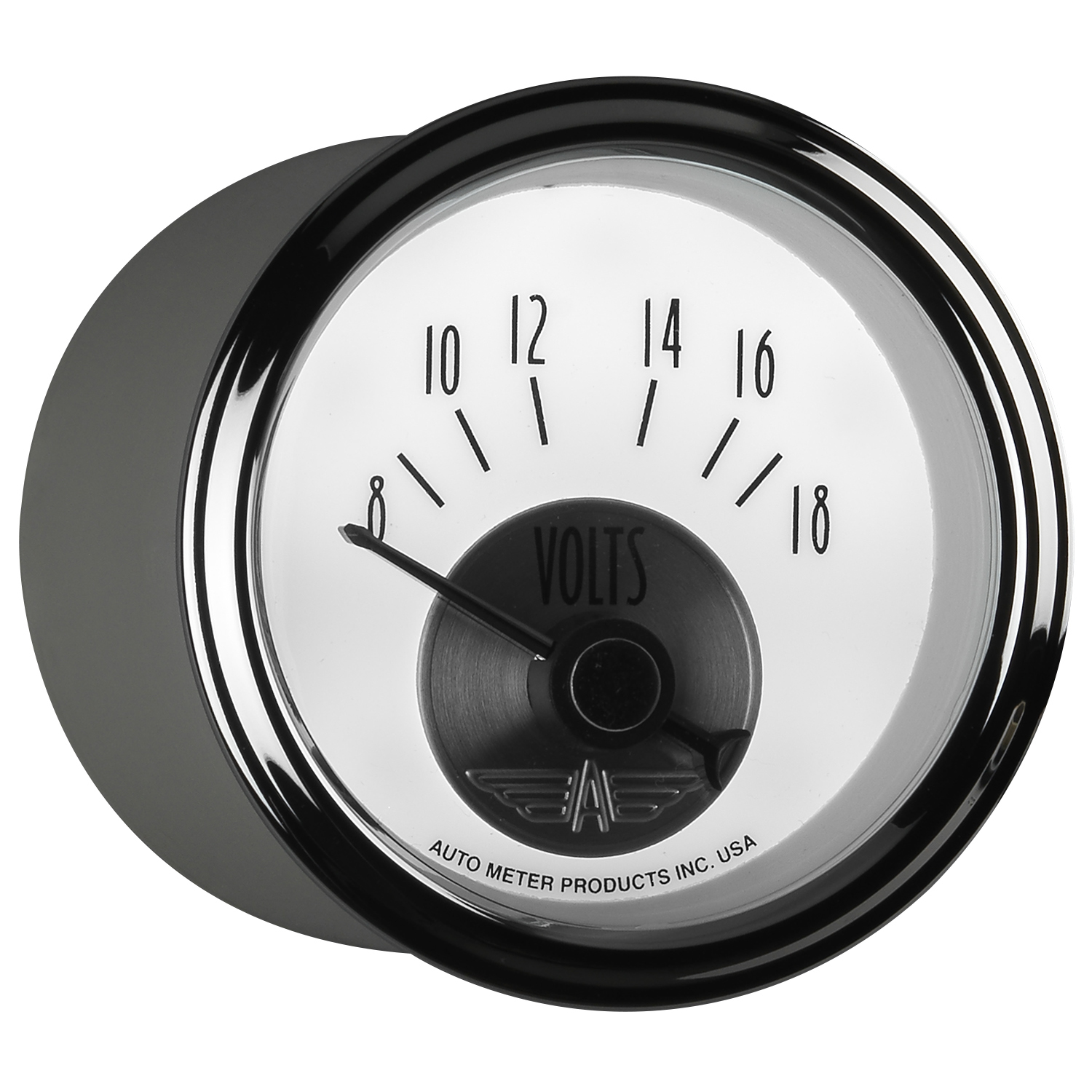 AUTOMETER Voltmeter Gauge 2 1/16", 18V, Elec, Prestige Pearl - Image 6