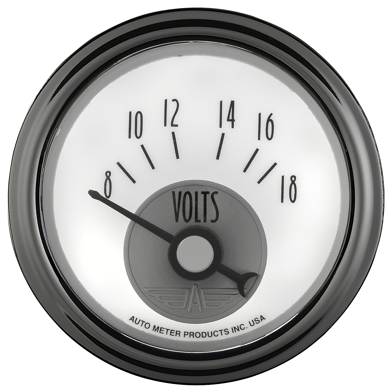 AUTOMETER Voltmeter Gauge 2 1/16", 18V, Elec, Prestige Pearl - Image 4