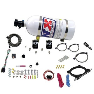 NITROUS EXPRESS 5.0L Coyote And 7.3L Godzilla Plate System (50-250HP) W/ 10lb Bottle