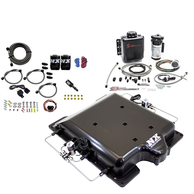 NITROUS EXPRESS Hellcat Lid With Nitrous And Water/Methanol System (100-400HP) W/ No Bottle
