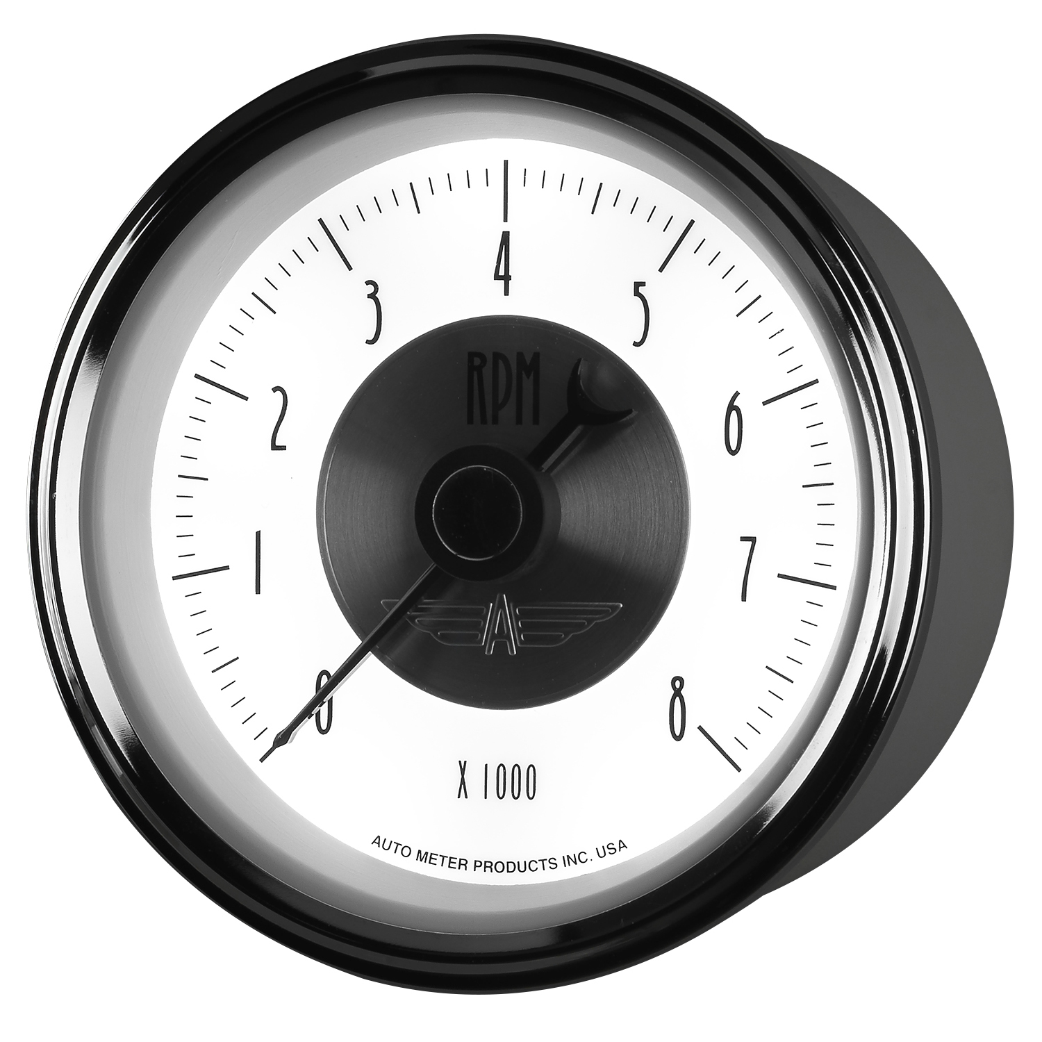 AUTOMETER Tachometer Gauge 3 3/8", 8K RPM, In-Dash, Prestige Pearl - Image 3